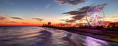 myrtle beach at sunrise