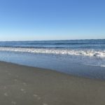 peaceful beach and ocean