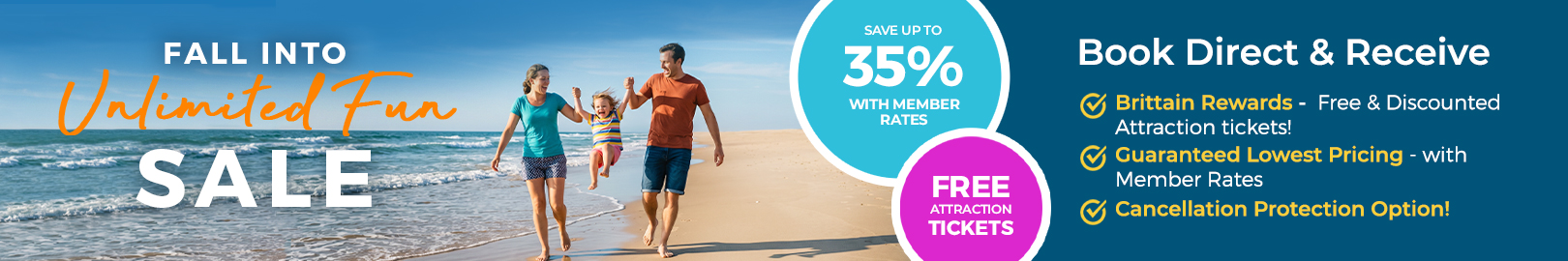 Fall into Unlimited Fun Sale - Save up to 35% with Member Rates