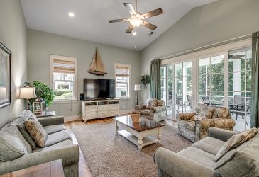 North Beach Old Appleton Cottage Living Room