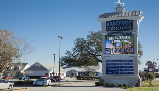 Barefoot Landing entrance sign