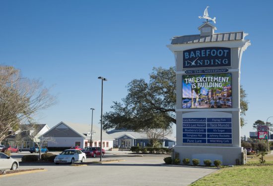 Barefoot Landing entrance sign