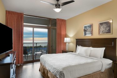 Master bedroom in North Beach Towers