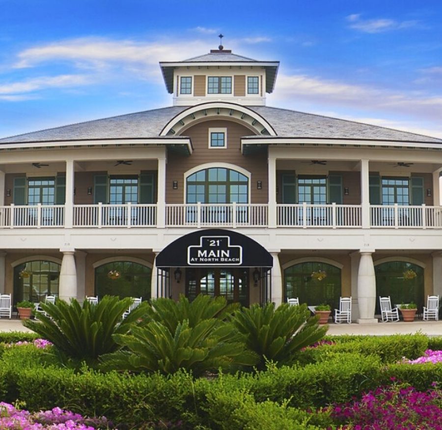 Outside of the 21 main building