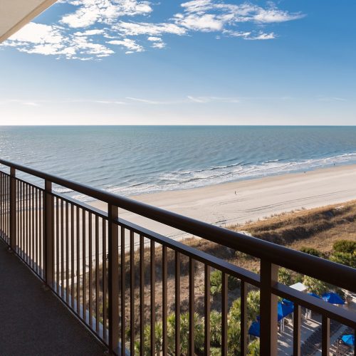View of the Atlantic ocean from the balcony
