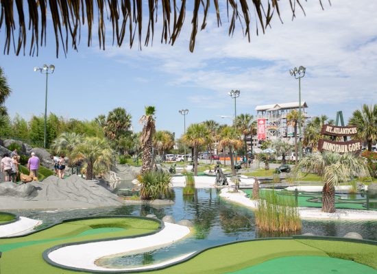 Mt Atlanticus Mini Golf course in myrtle beach Mt Atlanticus Mini Golf course in myrtle beach