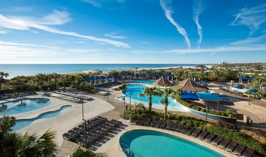 Oceanfront Pool Deck at North Beach Resort and Villas