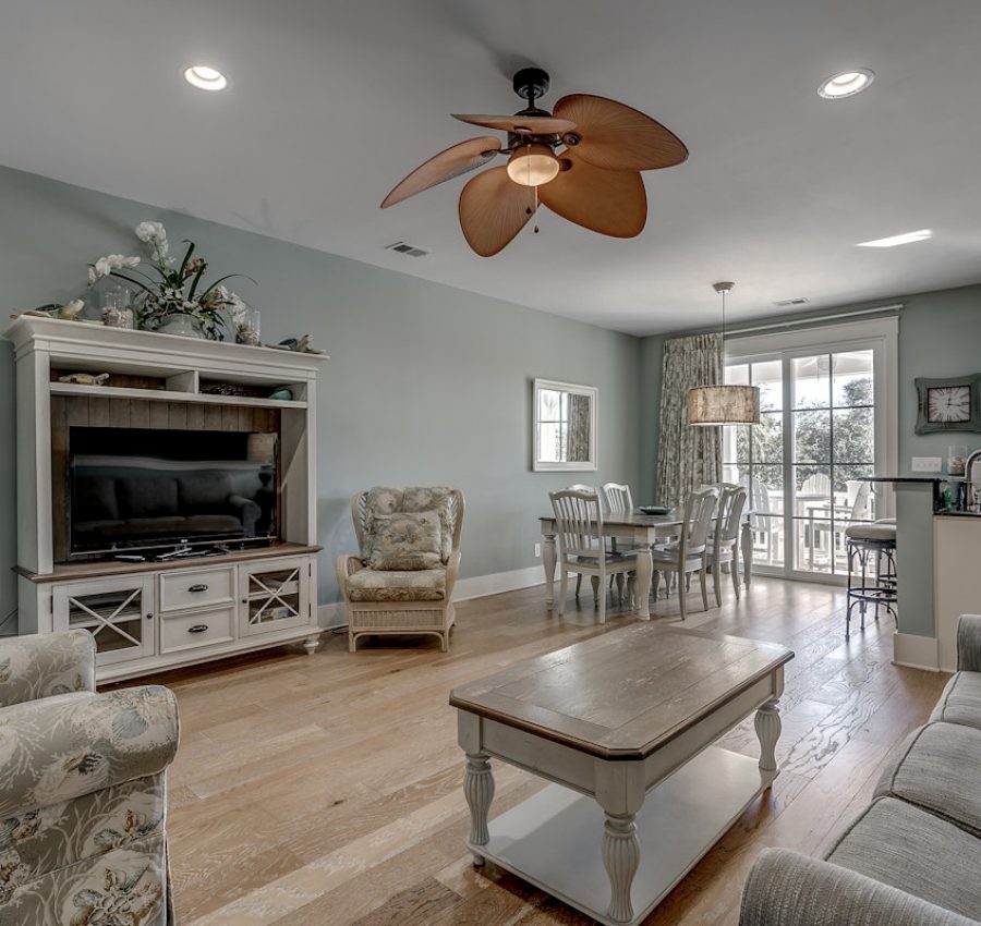 North Beach 2 Bedroom Exchange Villa Living Room