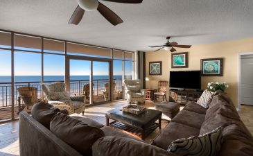 North Beach Five Bedroom Condo Living Room
