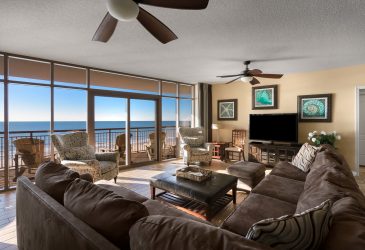 North Beach Five Bedroom Condo Living Room