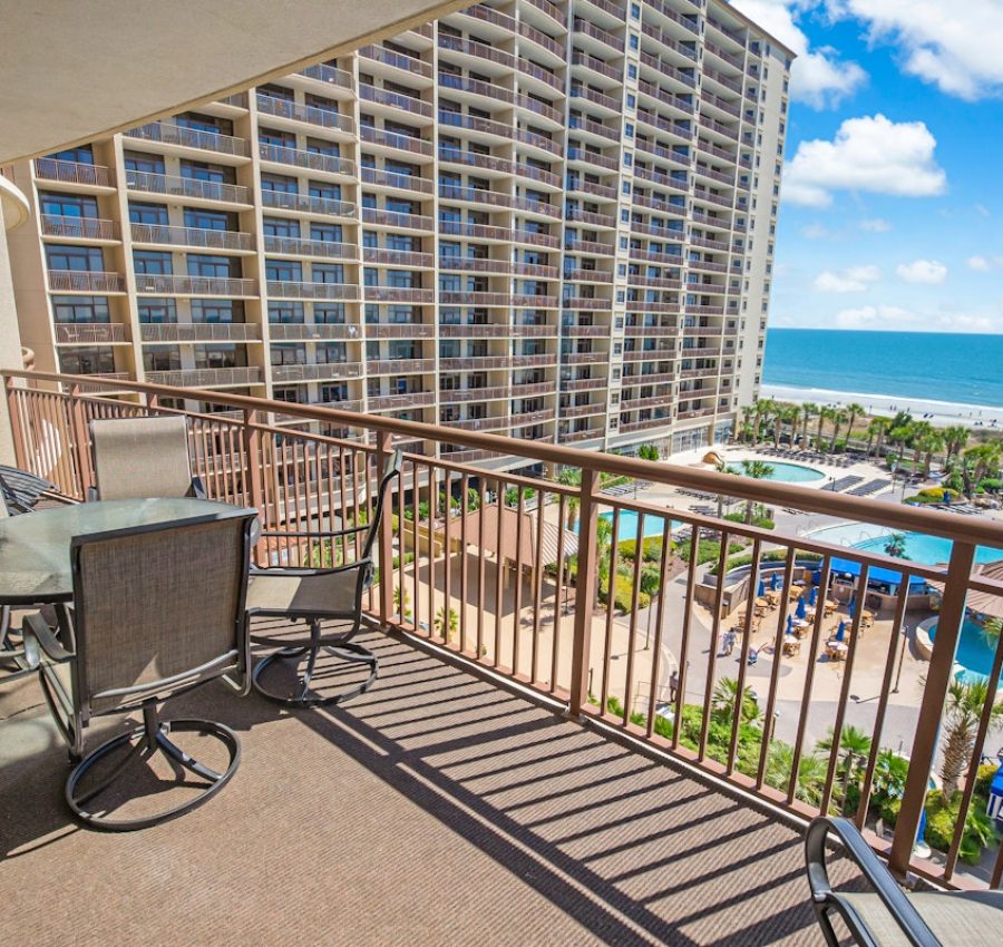North Beach Magnolia 3br Oceanfront Luxury Condo Unit 615 Balcony