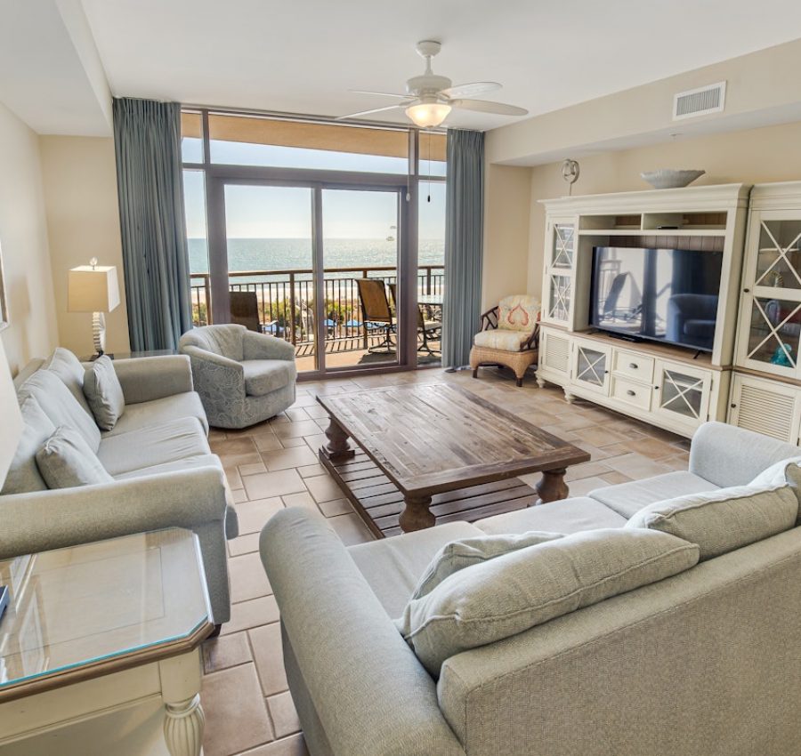 North Beach Magnolia 3br Oceanfront Luxury Condo Unit 615 Living Room