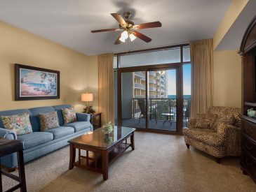 North Beach One Bedroom Condo Living Room